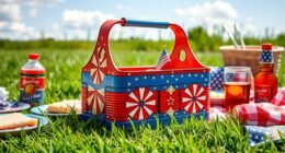 tin can labor day picnic caddy