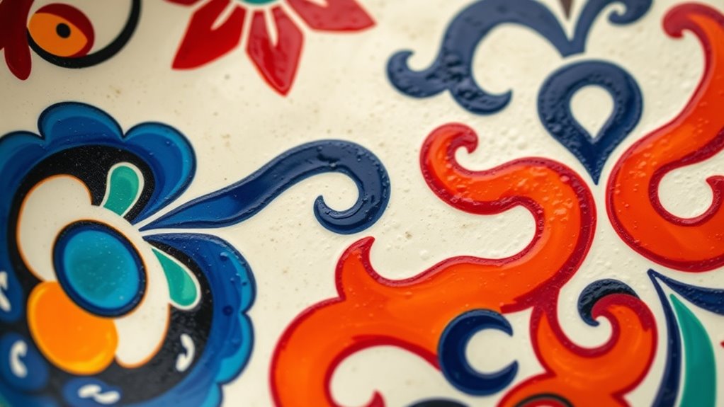 vibrant cultural symbolic motifs