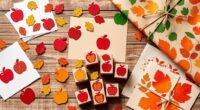 autumn apple card decorations