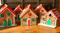 cardboard gingerbread house kits