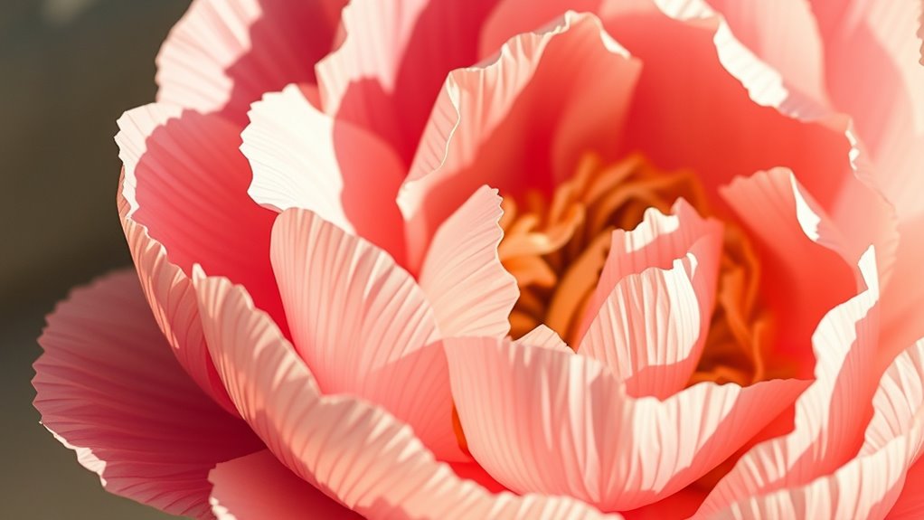 careful petal shaping and layering