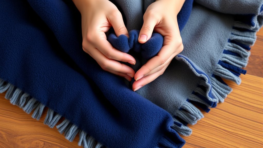 choose fabric cut tie