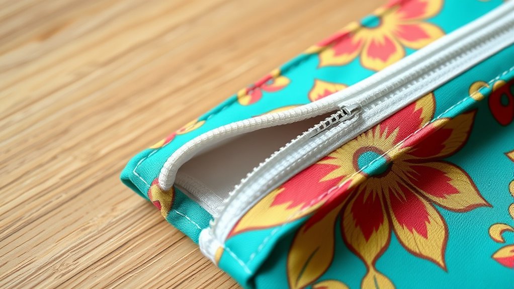 choosing and sewing zippers