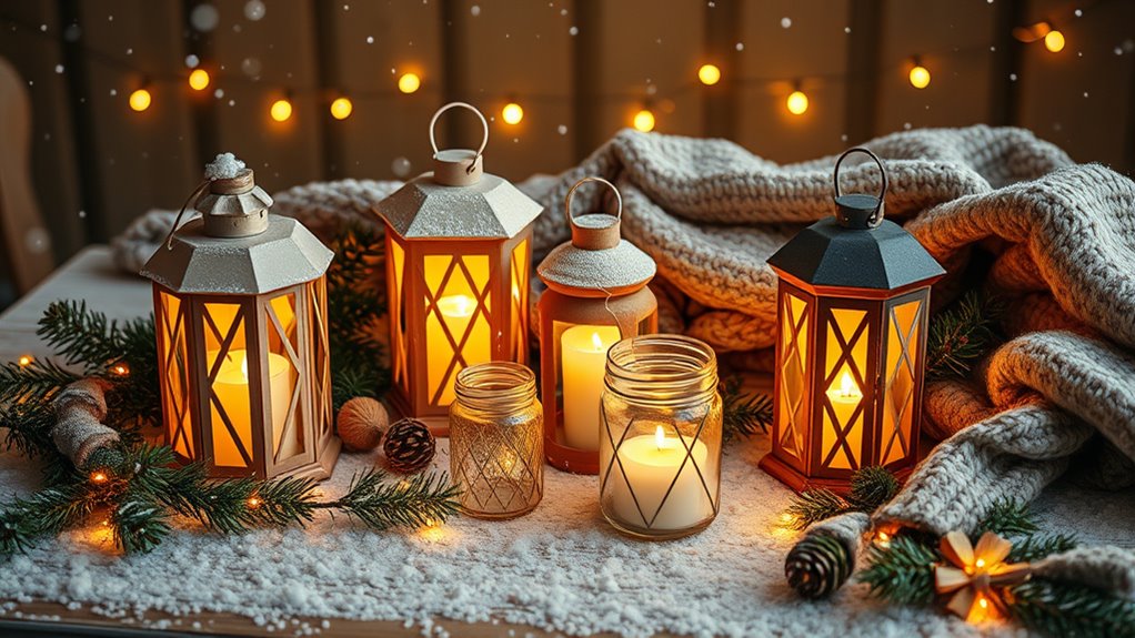 cozy winter lighting arrangements