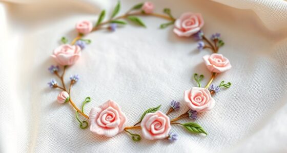 create a basic floral embroidery