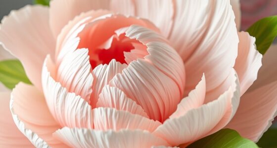 create a paper peony