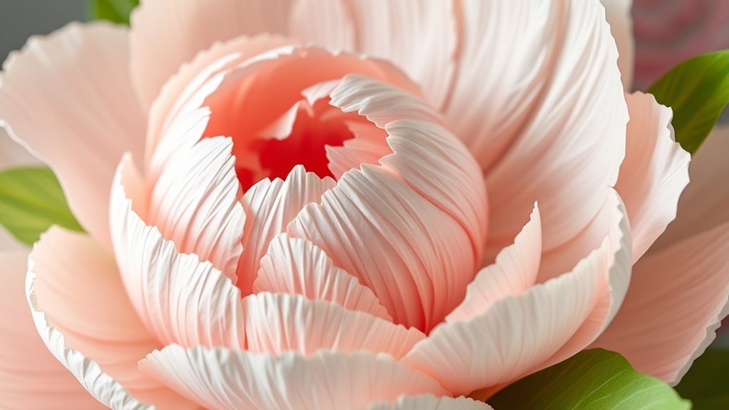 create a paper peony