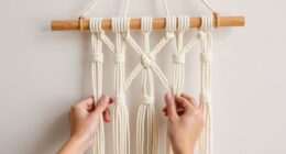 create a simple macram wall hanging