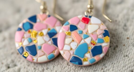 create colorful mixed epoxy jewelry