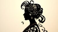 create elegant paper silhouette
