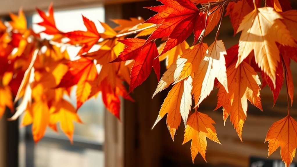 create festive autumn garland