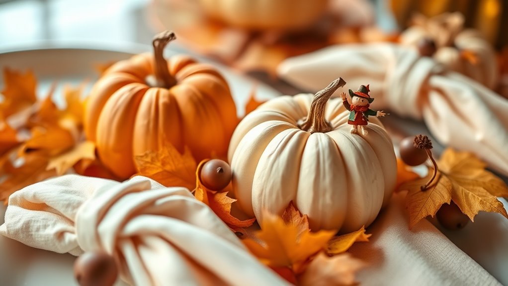 create personalized thanksgiving place settings