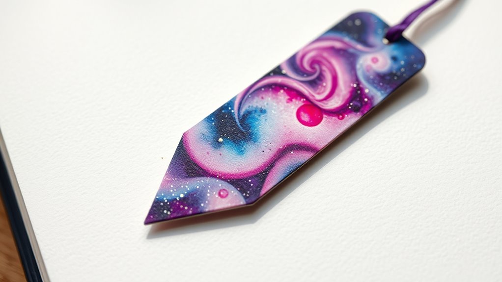 create vibrant galaxy bookmarks