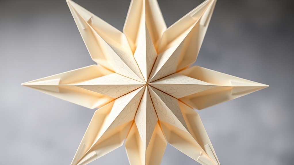 create vibrant paper moravian star