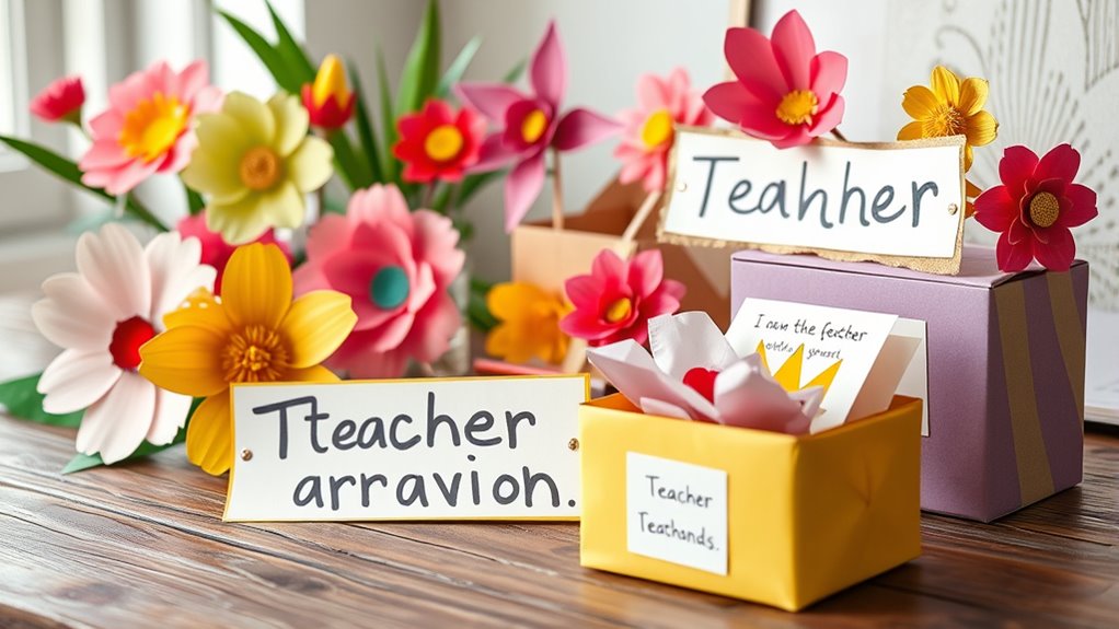 creative teacher appreciation crafts