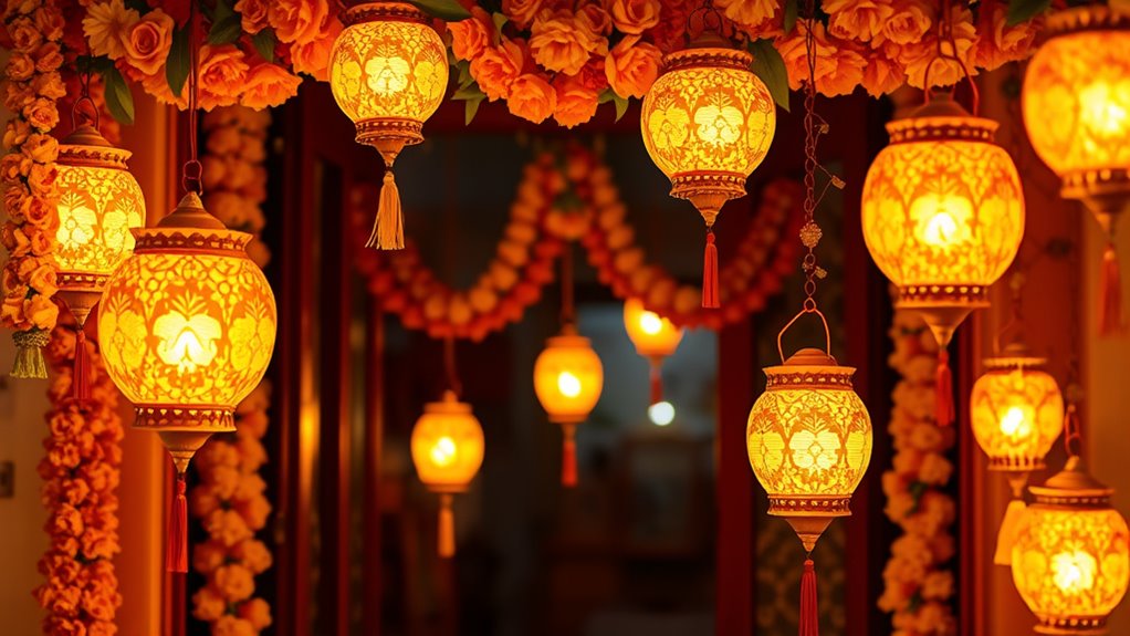 diwali decorations with paper