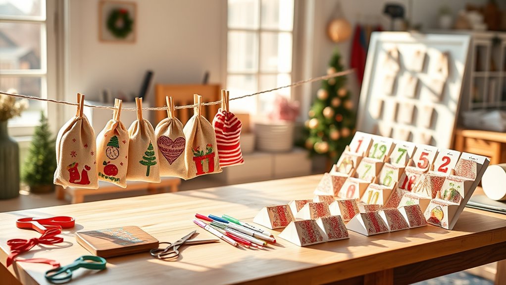 diy advent calendar crafts