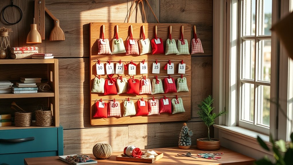 diy budget holiday countdown