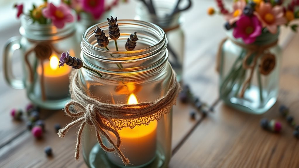 eco friendly jar transformation ideas