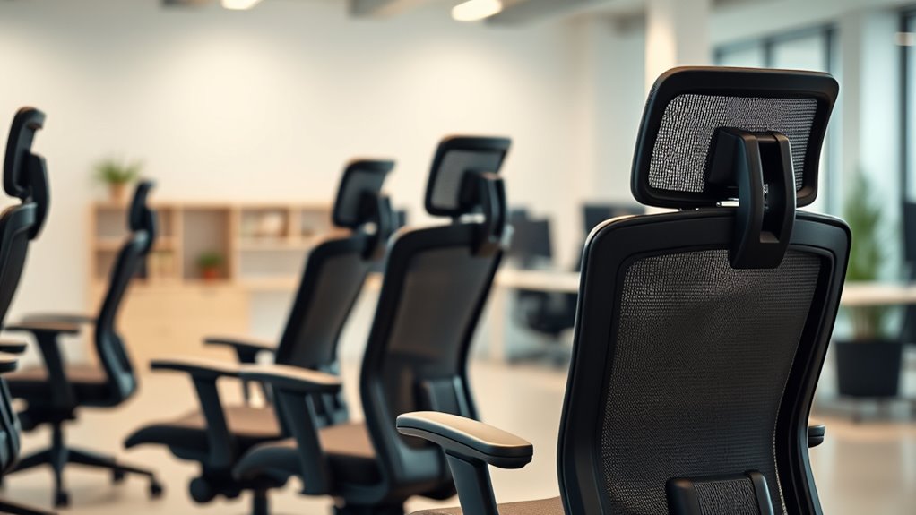 ergonomic support and adjustability