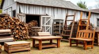 farmhouse crafts with reclaimed wood