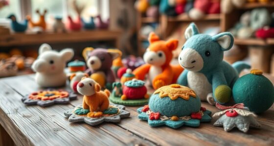 felt crafts for cozy home