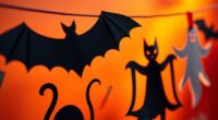 halloween paper garland craft