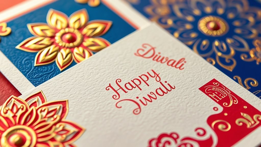 handmade diwali greeting crafts