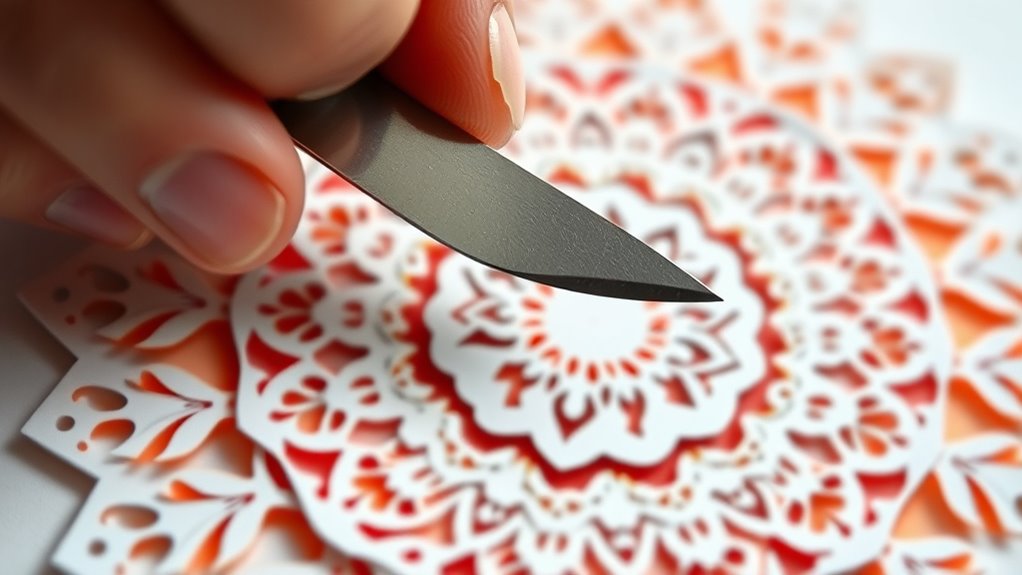 handmade layered paper art