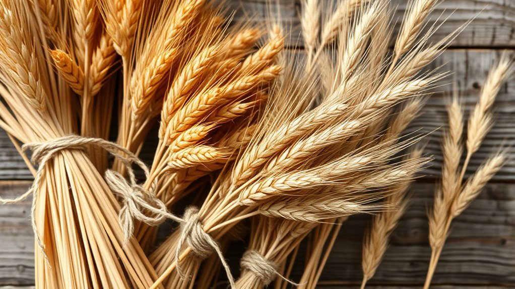 harvested wheat as versatile decor