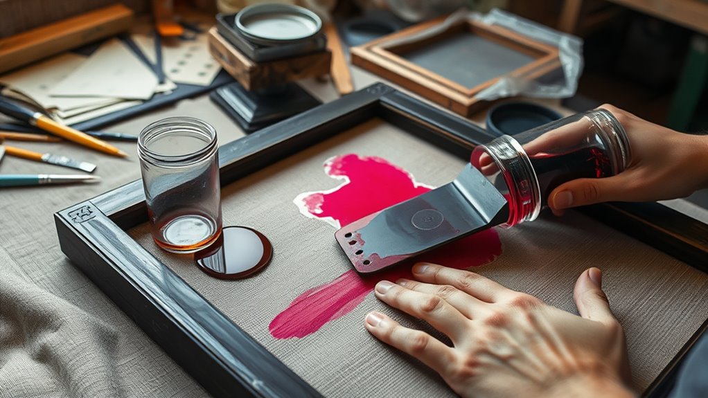 home screen printing techniques