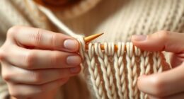 knitting techniques and measurements