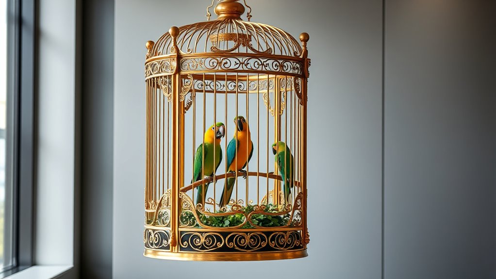 luxury bird cage selection