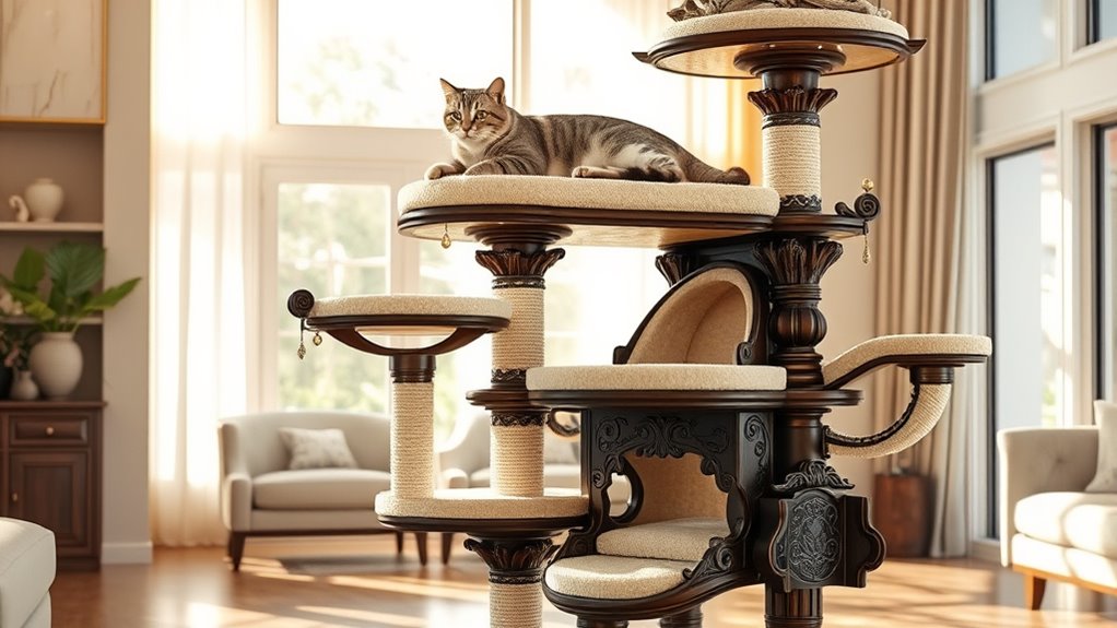 luxury cat scratching posts