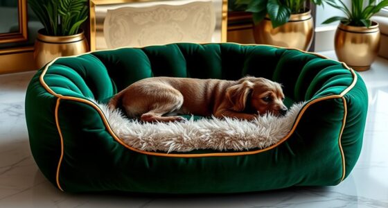 luxury dog beds selection