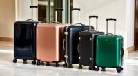 luxury durable travel luggage