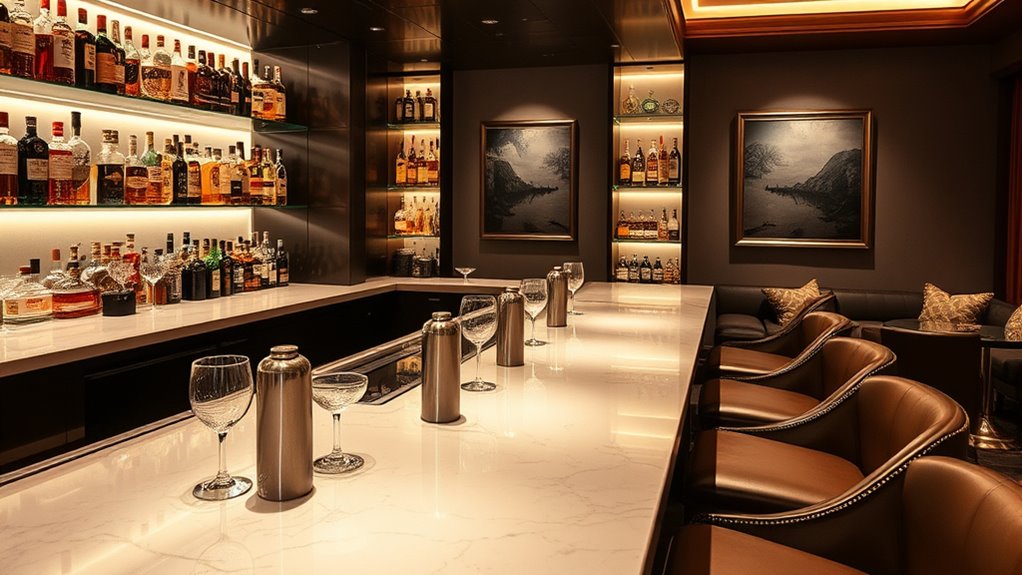 luxury home bar ideas