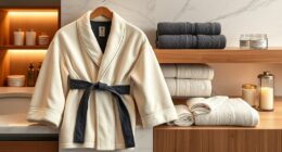 luxury spa robes and towels