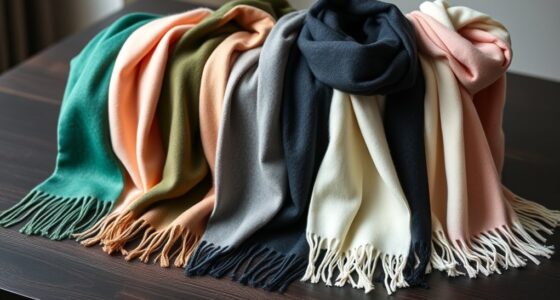 luxury winter cashmere scarves