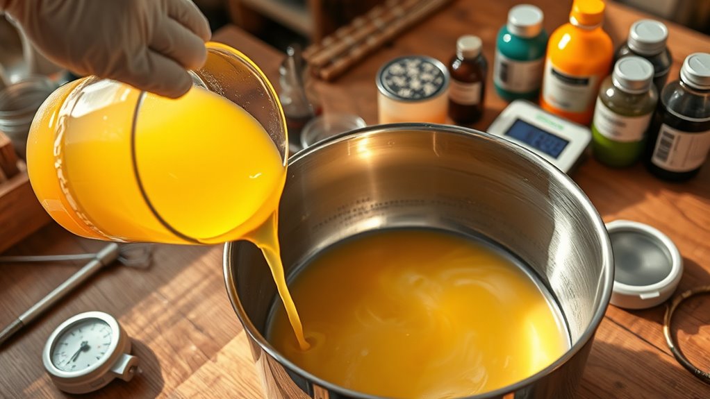 lye safety trace curing