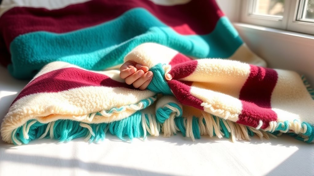 make fleece blanket no sew
