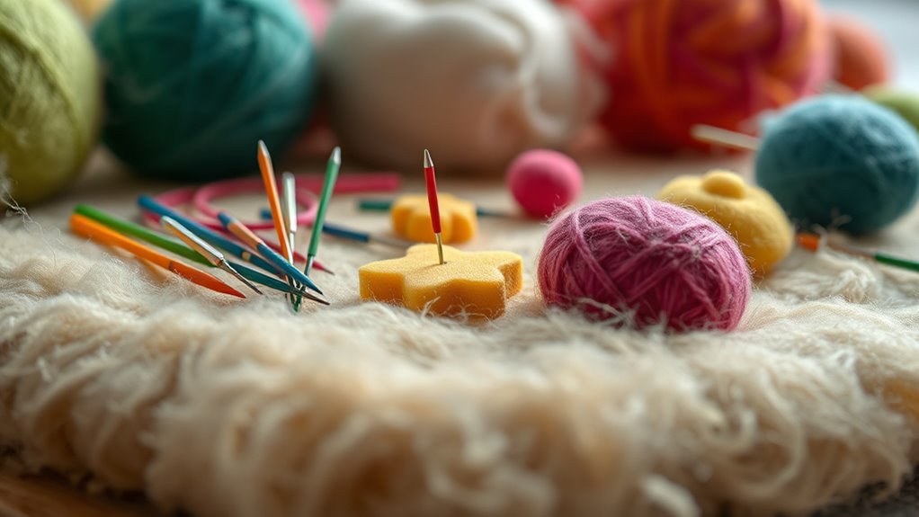 needle felting safety tools