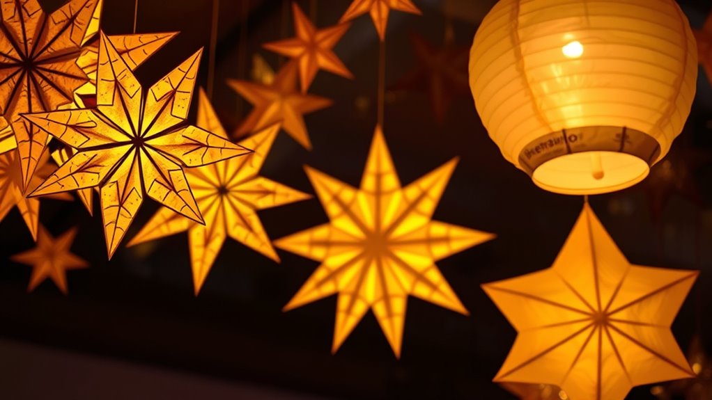 origami star lantern craft
