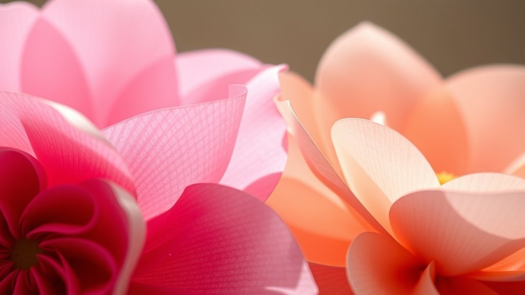 paper flower shaping methods