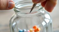 personalized glass jar decoration