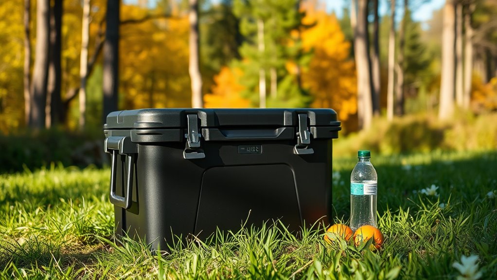 premium camping cooler features