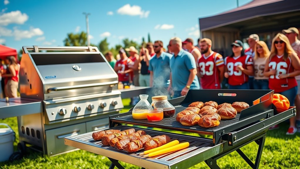 premium tailgate grills 2025