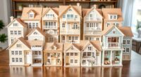 premium wooden dollhouse sets