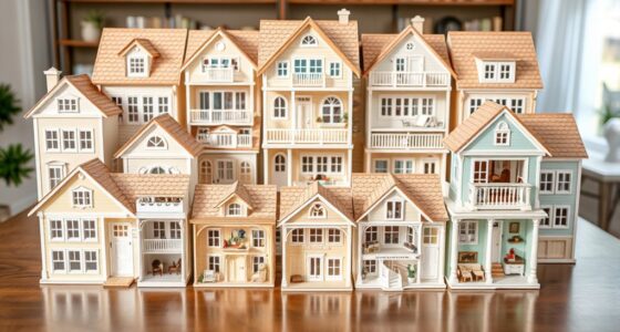 premium wooden dollhouse sets