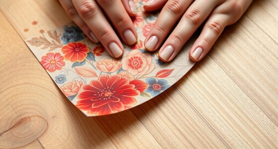 proper paper application technique